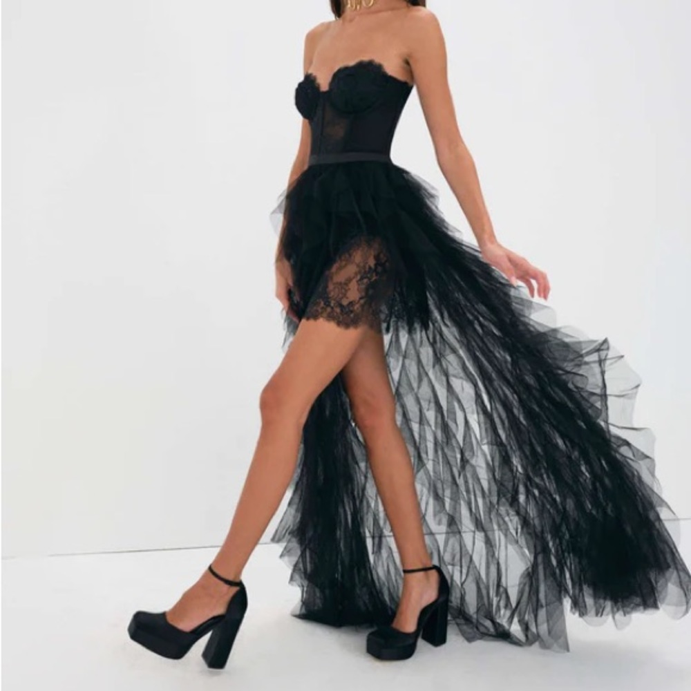 For Love and Lemons Bustier gown